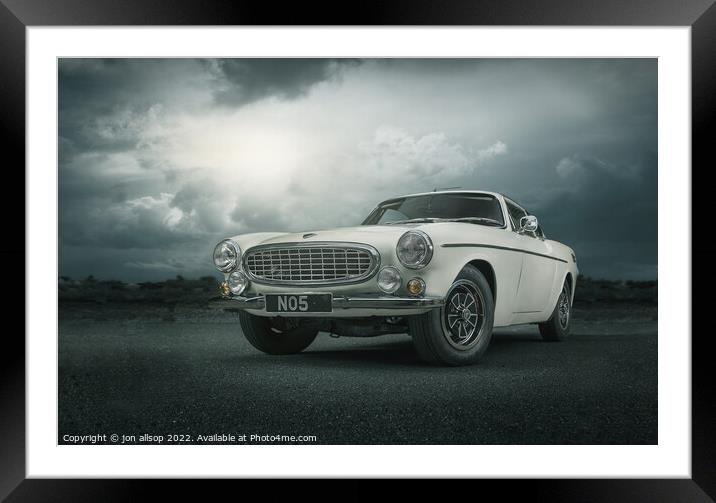 Classic car Framed Mounted Print by John Allsop