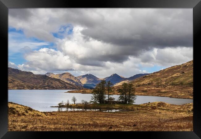 loch arklet  Framed Print by chris smith