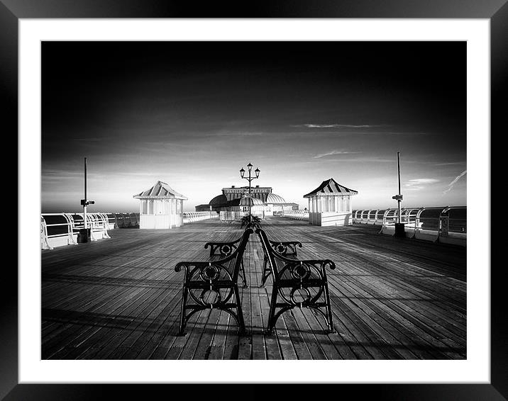 Promenading Cromer Pier Framed Mounted Print by Marcus Scott