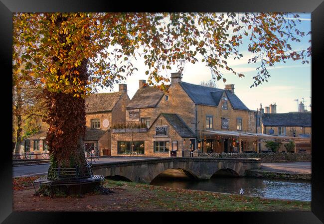The Golden Hues of Bourton Framed Print by Andy Evans Photos
