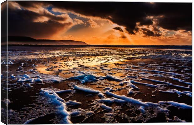 Widemouth Bay, Bude, Cornwall, England Canvas Print by Maggie McCall