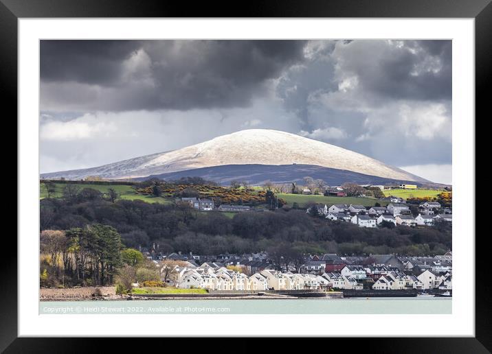 Port Dinorwic North Wales Framed Mounted Print by Heidi Stewart