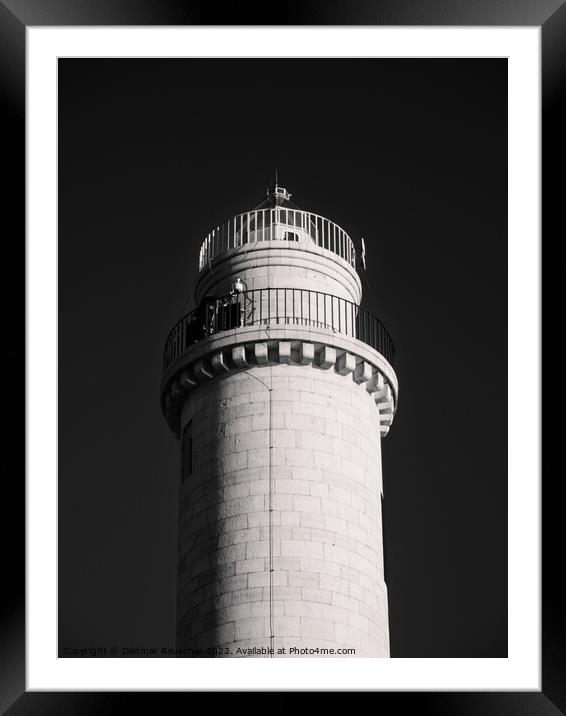 Murano Lighthouse Faro dell'Isola di Murano in Venice Framed Mounted Print by Dietmar Rauscher