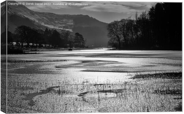 Winter Magic in The Lake District Canvas Print by Derek Daniel