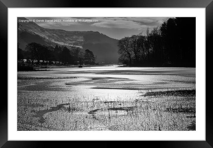 Winter Magic in The Lake District Framed Mounted Print by Derek Daniel