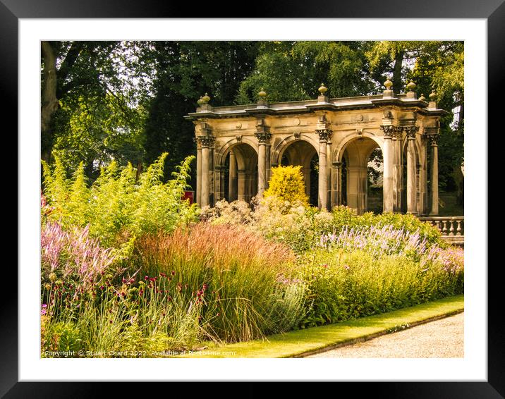 Stone Building at Trentham gardens   Framed Mounted Print by Travel and Pixels 