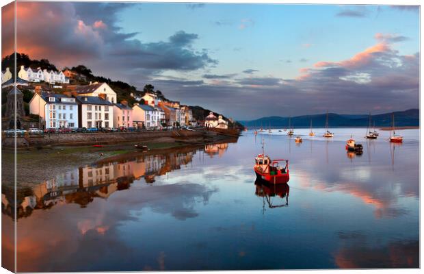 Aberdovey and the Dovey Estuary Canvas Print by Dave Urwin