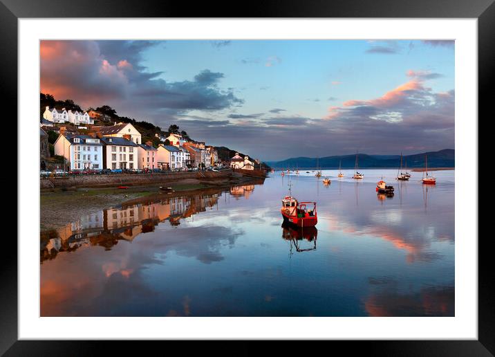 Aberdovey and the Dovey Estuary Framed Mounted Print by Dave Urwin