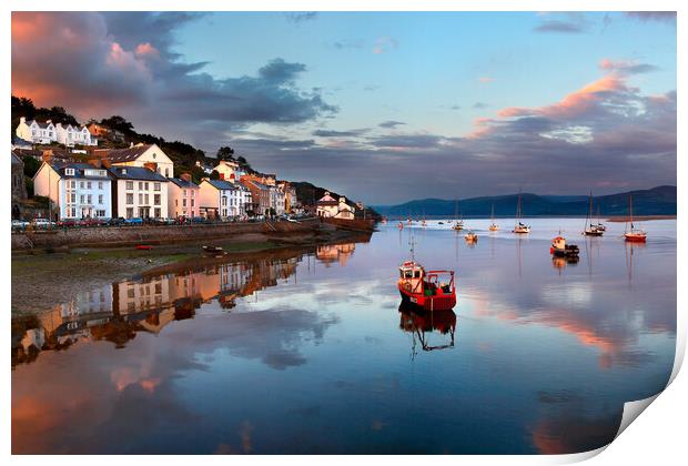 Aberdovey and the Dovey Estuary Print by Dave Urwin