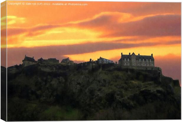 edinburgh castle Canvas Print by dale rys (LP)