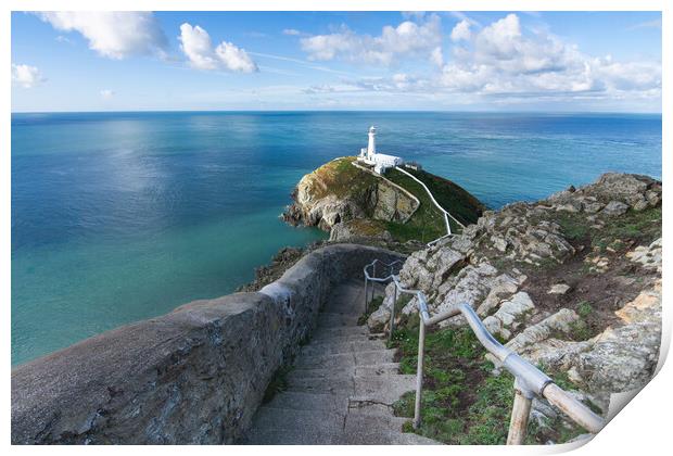 south stack anglesey Print by Kevin Winter