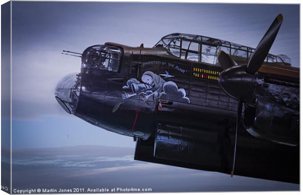 Lancaster, Phantom of the Ruhr Canvas Print by K7 Photography