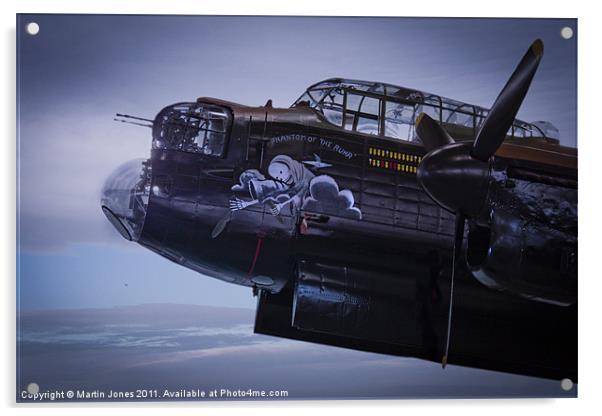 Lancaster, Phantom of the Ruhr Acrylic by K7 Photography