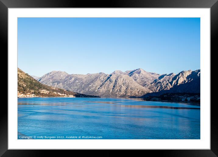 Montenegro Pearl of the Mediterranean, entrance to the mountains  Framed Mounted Print by Holly Burgess