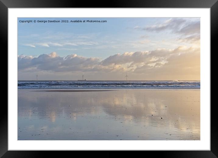 Cloudscape Framed Mounted Print by George Davidson