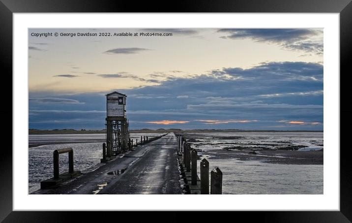 Causeway Framed Mounted Print by George Davidson