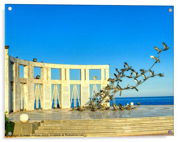 Monument Sharm El Sheikh, Egypt Acrylic by Helkoryo Photography