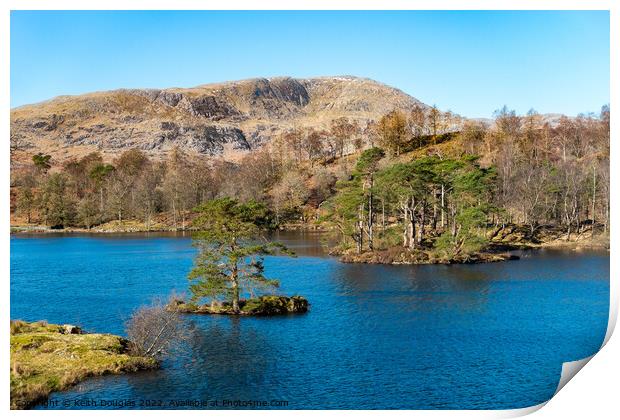 Tarn Hows and Wetherlam Print by Keith Douglas