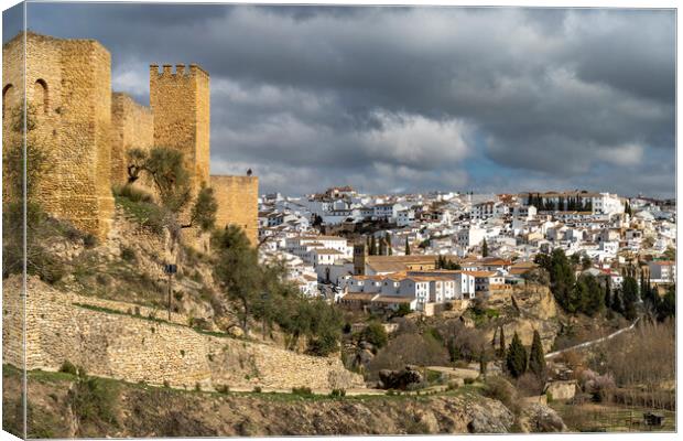 Ronda  Andalusia Canvas Print by peter schickert
