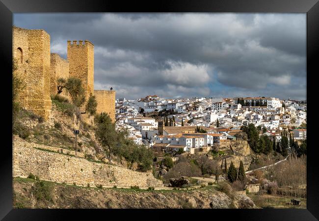 Ronda  Andalusia Framed Print by peter schickert