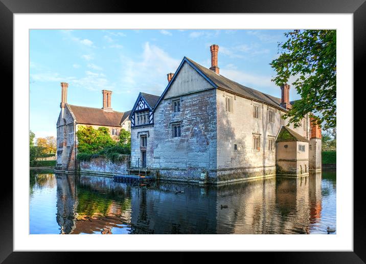 Baddesley Clinton Manor House Framed Mounted Print by Dave Urwin