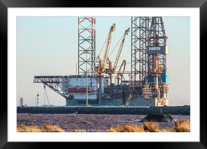 Drill Rig  Framed Mounted Print by GJS Photography Artist