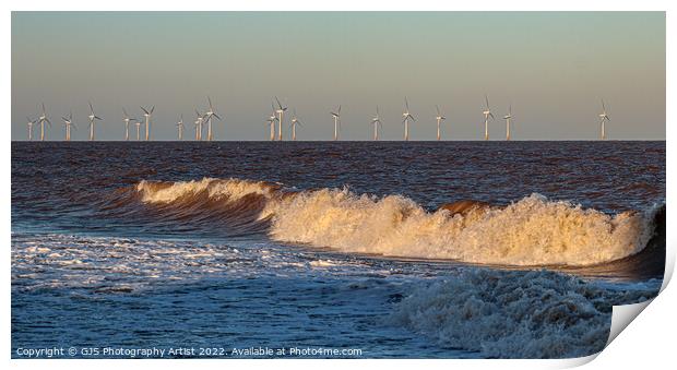 Wind Sails and Waves Print by GJS Photography Artist