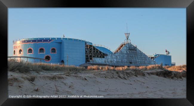 The Sand Dunes and Rollercoaster Framed Print by GJS Photography Artist