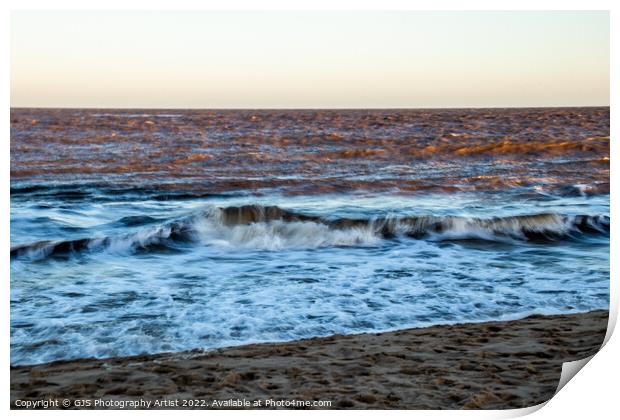 Breaking Waves Print by GJS Photography Artist