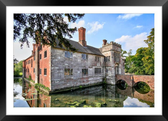 Baddesley Clinton Manor House Framed Mounted Print by Dave Urwin