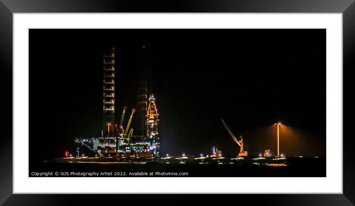 Lights On Framed Mounted Print by GJS Photography Artist