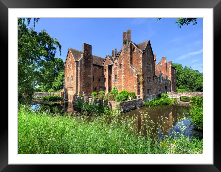 Harvington Hall  Framed Mounted Print by Dave Urwin