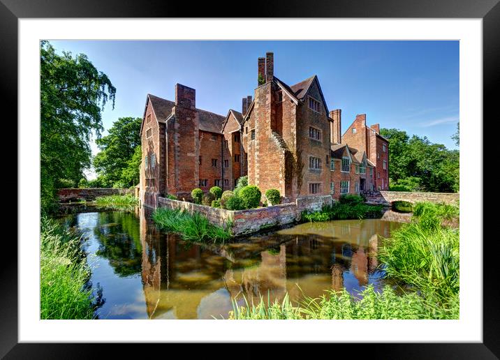 Harvington Hall  Framed Mounted Print by Dave Urwin