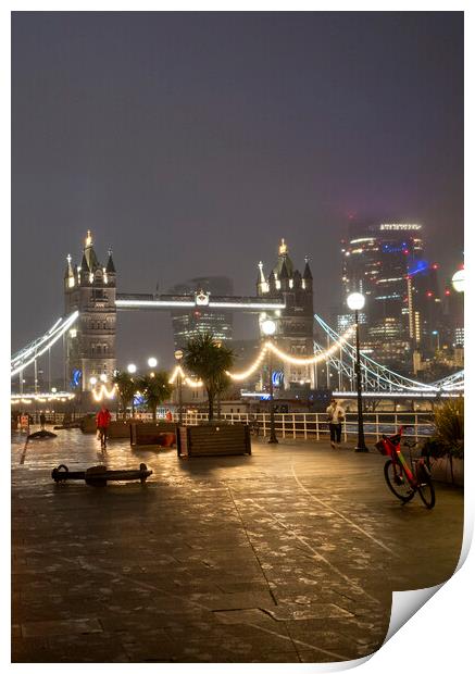 Tower Bridge London  Print by Clive Eariss