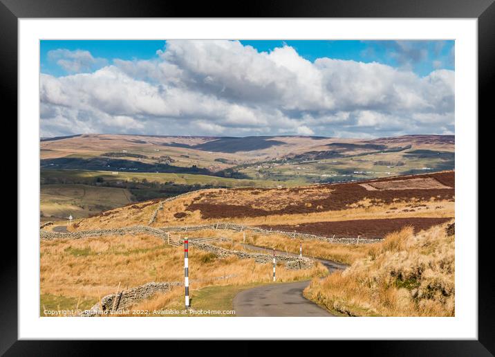 Down from Harker Hill, Teesdale Framed Mounted Print by Richard Laidler