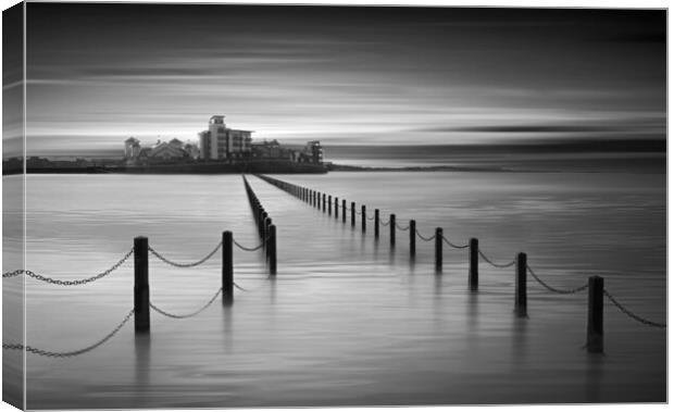 Weston Black and White Canvas Print by David Neighbour