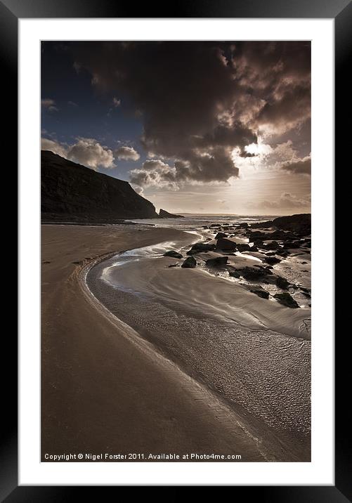 Nolton Haven Framed Mounted Print by Creative Photography Wales
