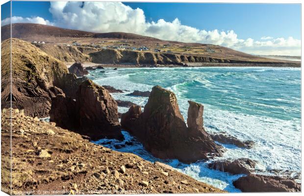 Bloody Foreland, Donegal, Ireland Canvas Print by jim Hamilton