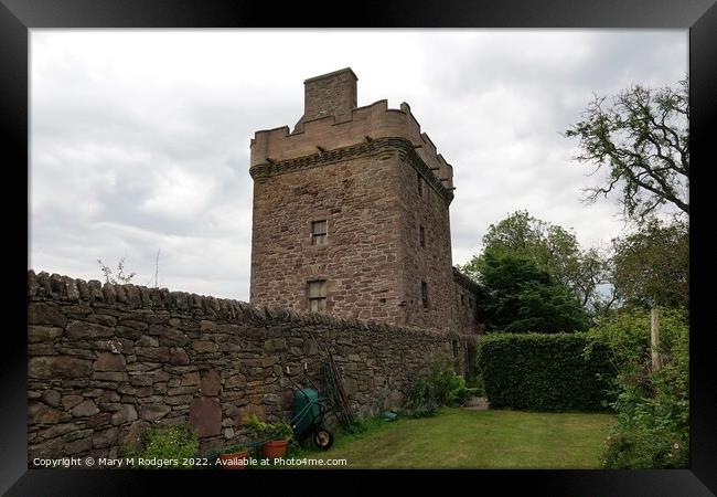 Melgund Castle Framed Print by Mary M Rodgers