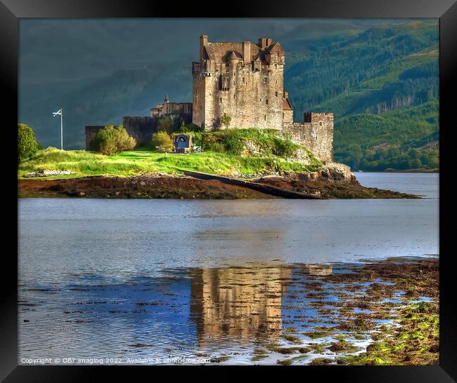 Eilean Donan Castle Scotland Romantic Highland Ref Framed Print by OBT imaging