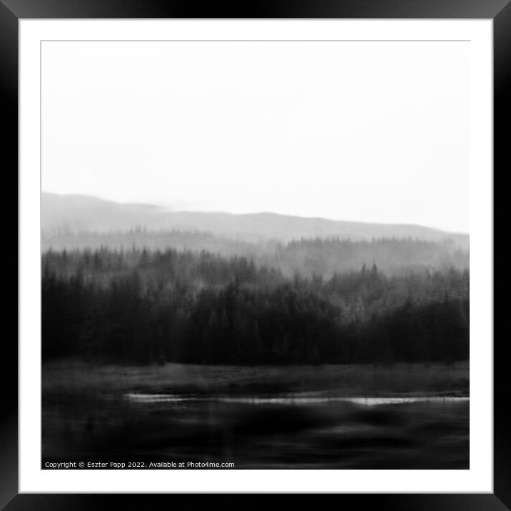 Outdoor mountain Framed Mounted Print by Eszter Papp