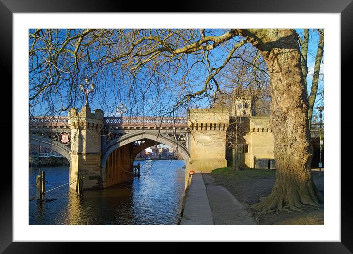 Skeldergate Bridge, York Framed Mounted Print by Darren Galpin