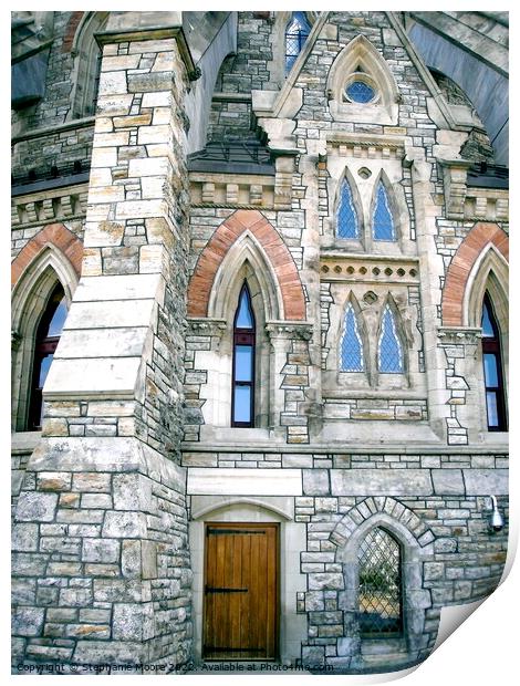 Library of Parliament Print by Stephanie Moore