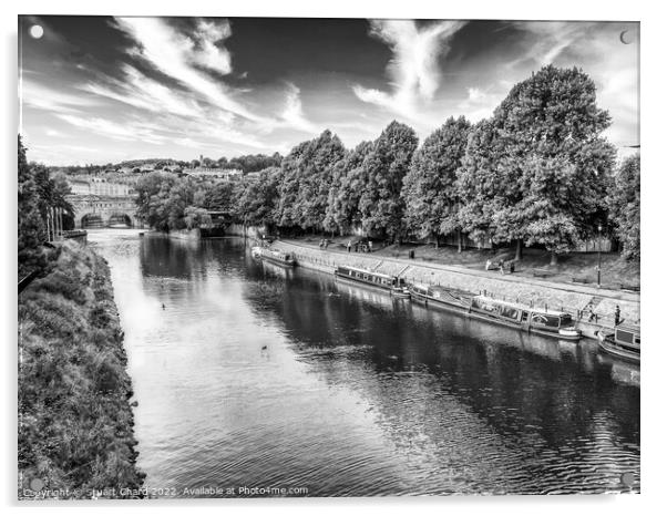 River Avon Bath Acrylic by Travel and Pixels 