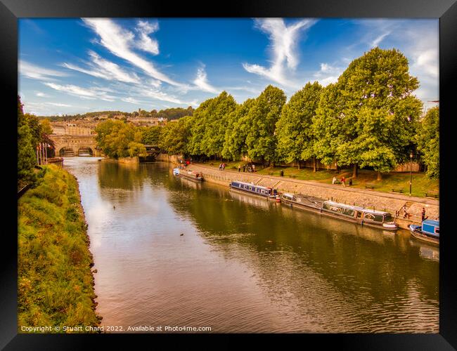 River Avon Bath Framed Print by Travel and Pixels 