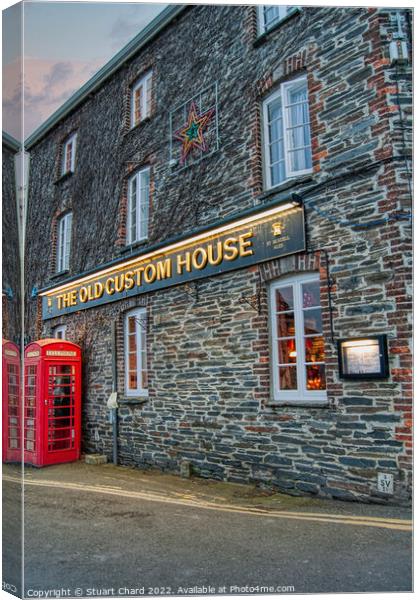 The Old Custom House at Padstow, Cornwall Canvas Print by Travel and Pixels 