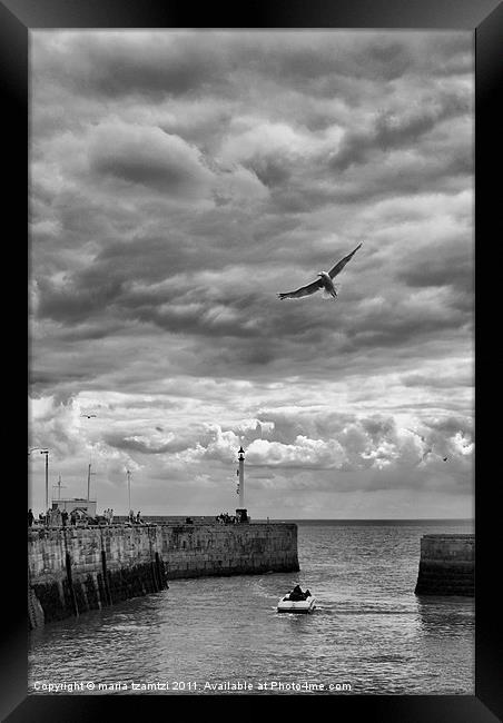 Bridlington Harbour Framed Print by Maria Tzamtzi Photography