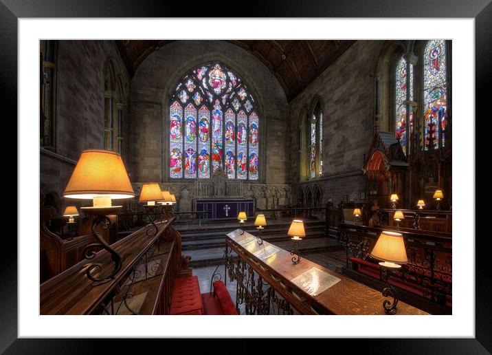 St Asaph Cathedral, North Wales Framed Mounted Print by Dave Urwin