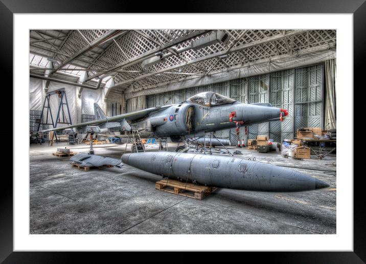 British Aerospace Harrier GR.9 Framed Mounted Print by Dave Urwin