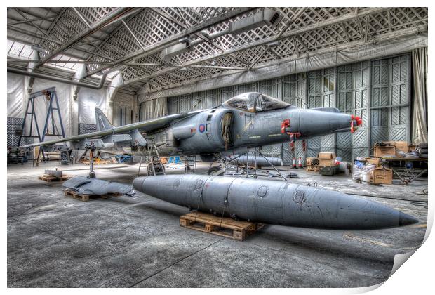British Aerospace Harrier GR.9 Print by Dave Urwin